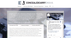 Desktop Screenshot of concealedcarryomaha.com