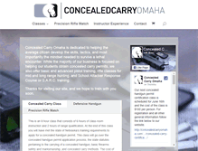 Tablet Screenshot of concealedcarryomaha.com